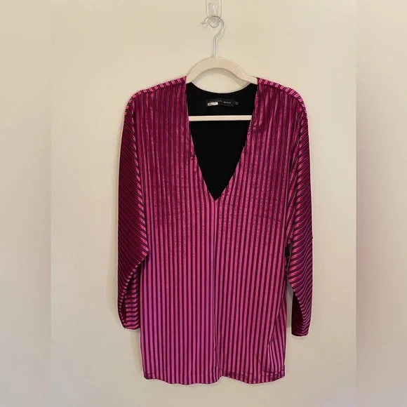 House of Harlow 1960 | Dresses | Hot Pink Velvet House Of Harlow Long  Sleeve Mini Dress Size Small | Poshmark